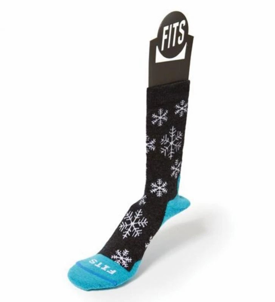 Socks | * Fits Medium Hiker Crew Sock Snowflakes Uni