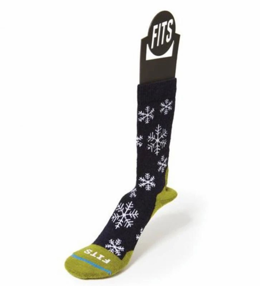 Socks | * Fits Medium Hiker Crew Sock Snowflakes Uni