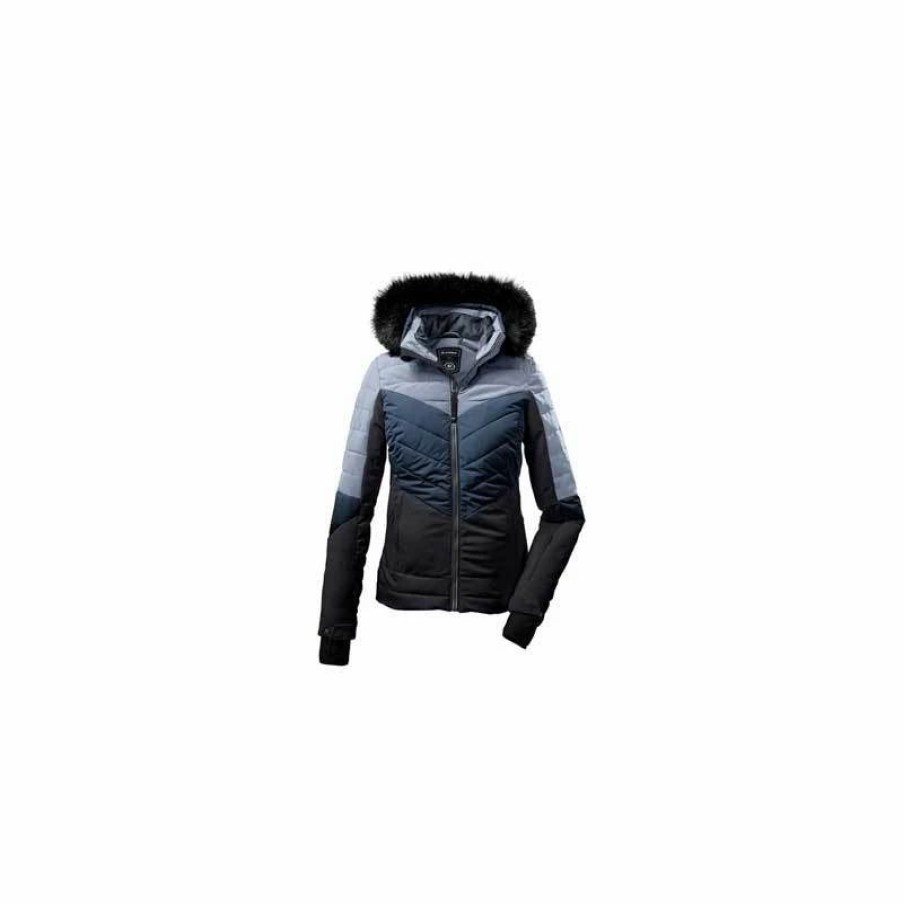 Jackets | * Killtec Chevron Color Block Ski Jacket With Zip Off Hood Women'S