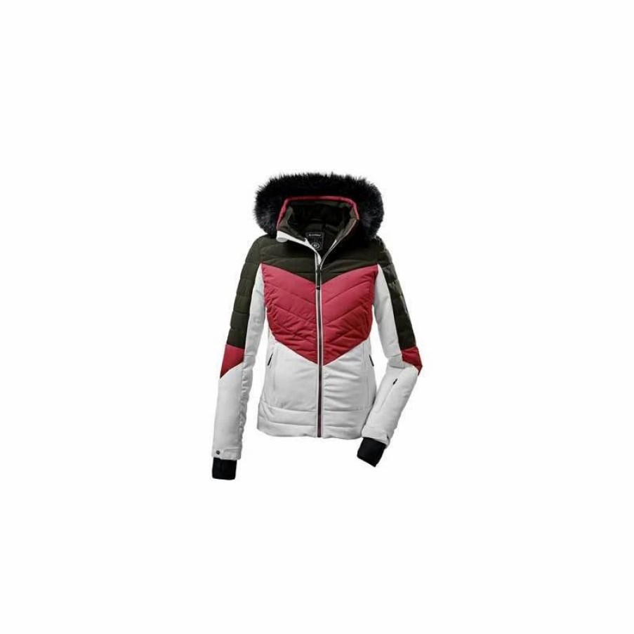 Jackets | * Killtec Chevron Color Block Ski Jacket With Zip Off Hood Women'S