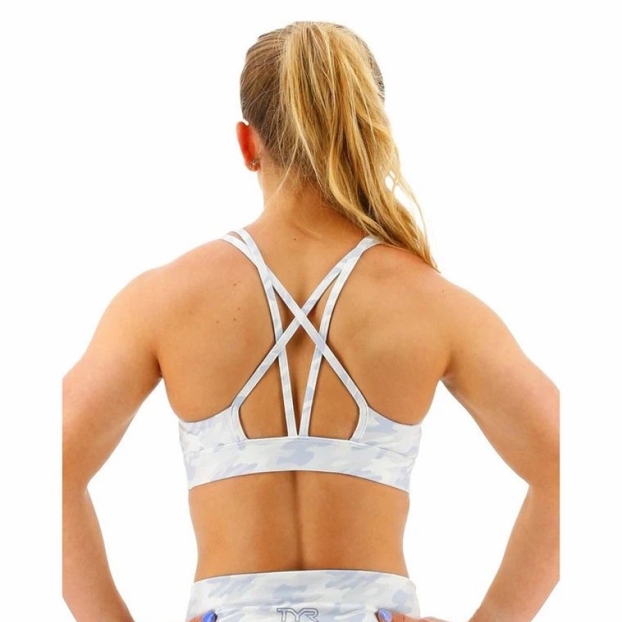 Sports Bras | * Tyr Women'S Whiteout Camo Dual Strap Sports Bra 2023